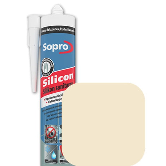 Silicone sanitaire Sopro beige clair 29 310 ml