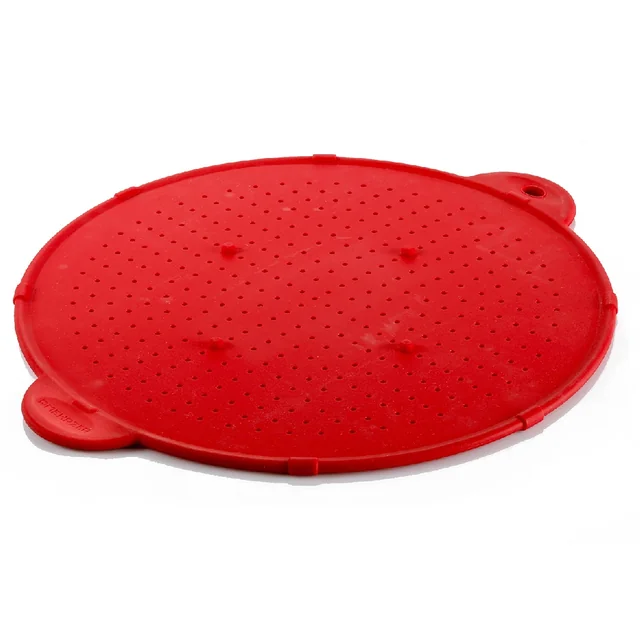 Silicone zeef - 30 cm - Rood