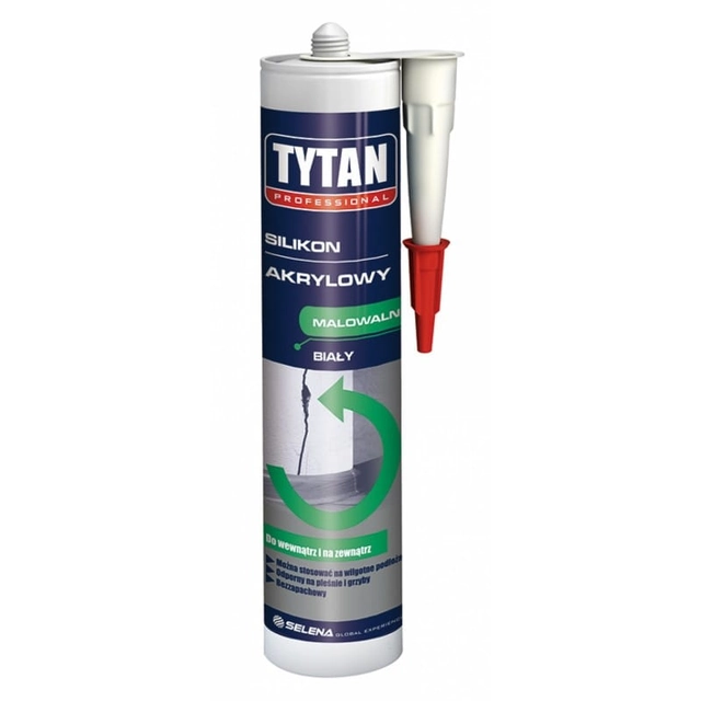Silikon akrylowy Tytan biały 280 ml