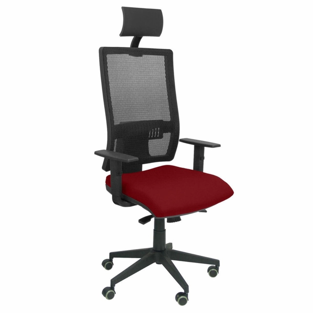 Silla de Oficina con Horna Bali P&amp;C BALI933 Rojo Castaño