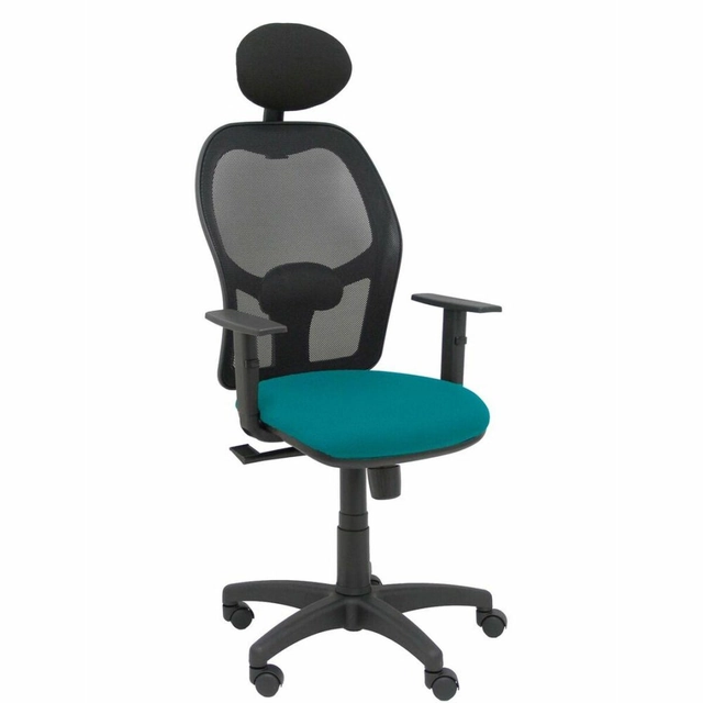 Silla de Oficina con Reposacabezas P&amp;C B10CRNC Verde/Azul