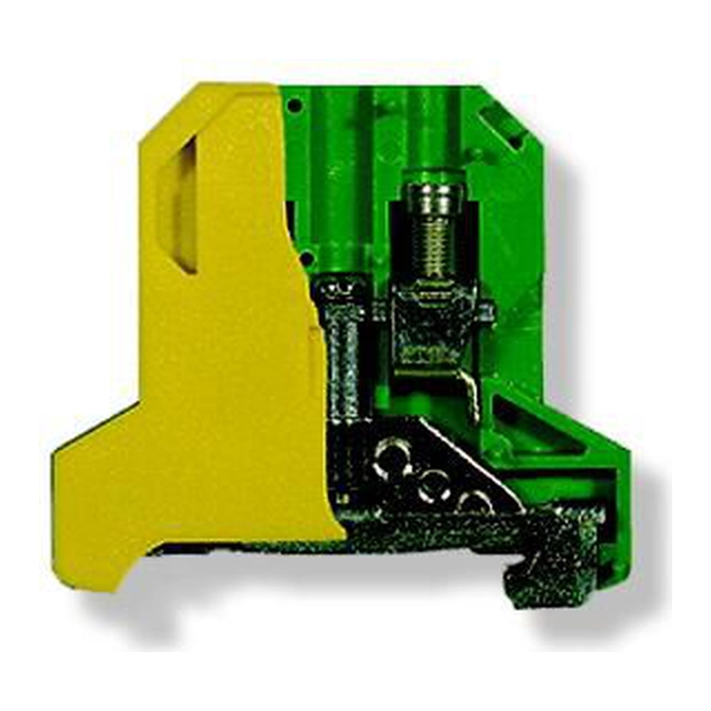 Simet Conector de trilho protetor ZSO 1-6.0 6mm2 verde-amarelo (14403319)