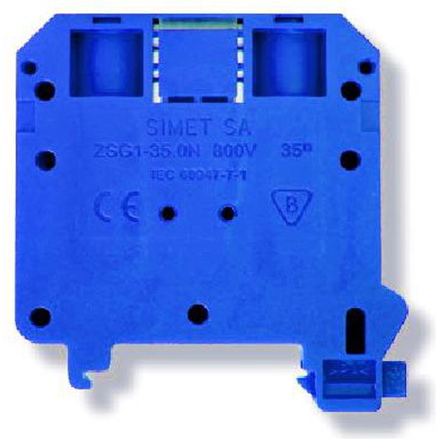 Simet ZSG gnybtų blokas 1-35.0Nn 2-przewodowa 35mm2 mėlynas (11721313)