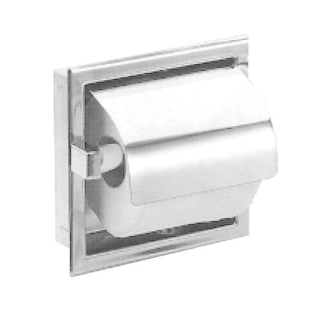 Simex built-in toilet paper holder for 1 roll - stainless steel