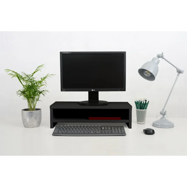 Simple monitor stand, black