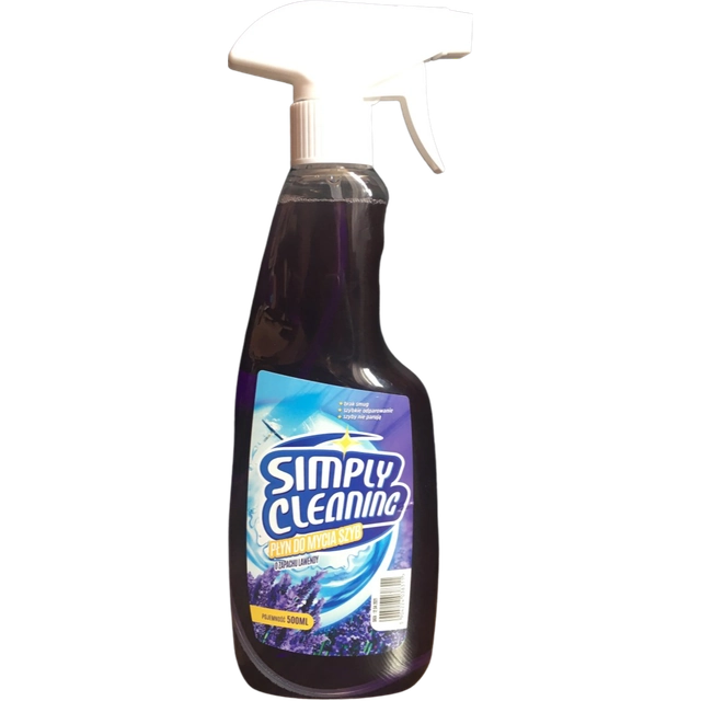Simply Cleaning Glass cleaner with lavender scent 500 ml