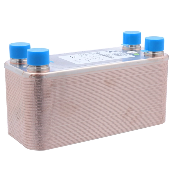 Single-flow brazed plate heat exchanger LB31-50-1" (connections:4 male connectors)