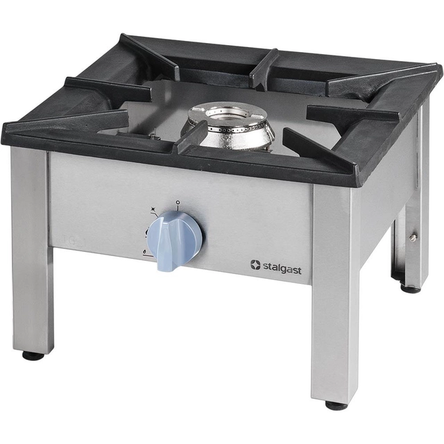 Single Gas Stove Top Line Power 14 kW G20 Natural Gas Stalgast 773035