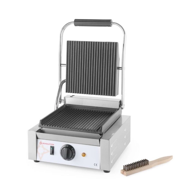 Single grooved contact grill