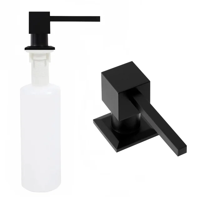 Sink dispenser for Rea liquid, square, black, 322103