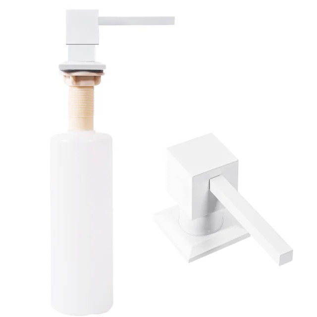 Sink dispenser for Rea liquid, square, white