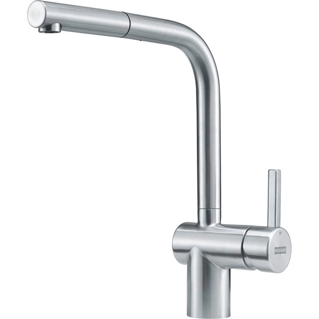 Sink faucet Franke Atlas Neo, with pull-out shower, stainless steel, Laminarstrahl