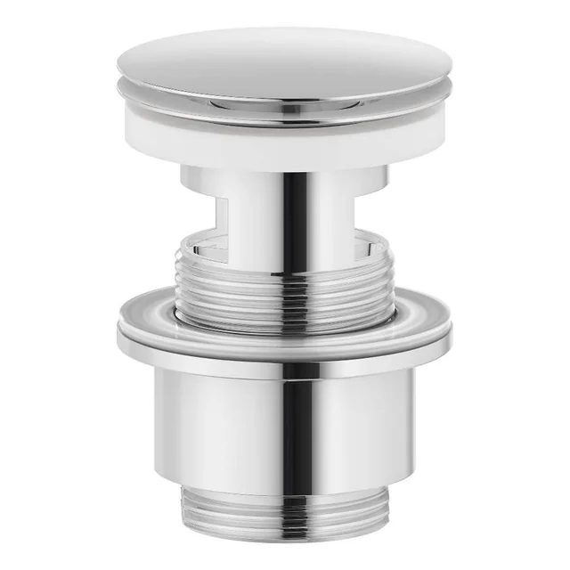 Sink siphon valve Mora, chrome, for sinks with overflow