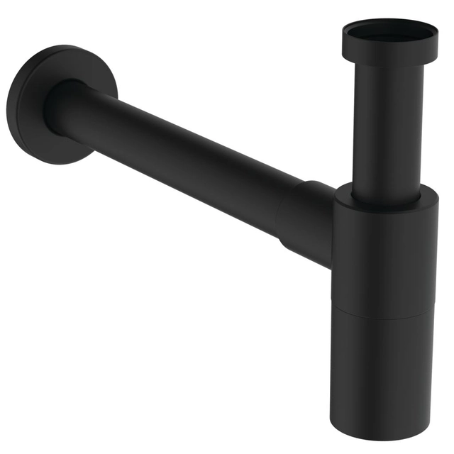 Siphon de lavabo Ideal Standard, Design d32, Silk Black noir mat