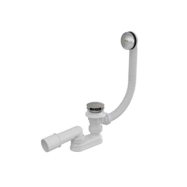 Siphon de salle de bain Ravak, 570 mm, chromé, avec mécanisme ClickClack