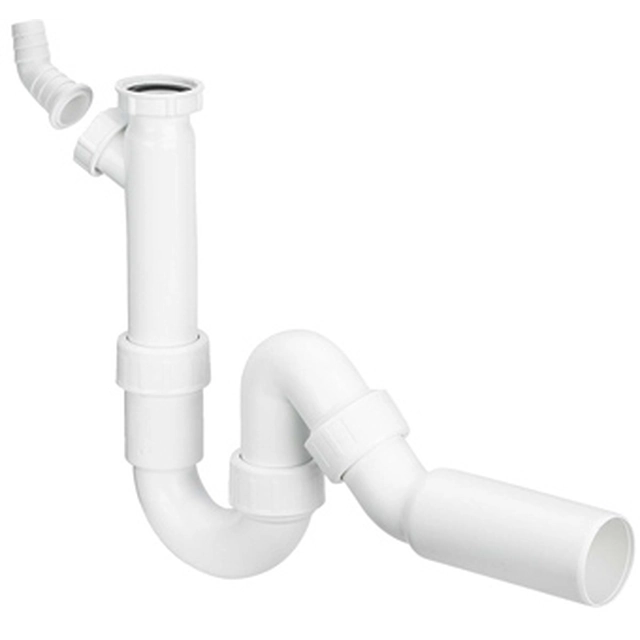 Siphon pour lavabo VIEGA, avec raccord pour lavage. pour l'ordinateur d50