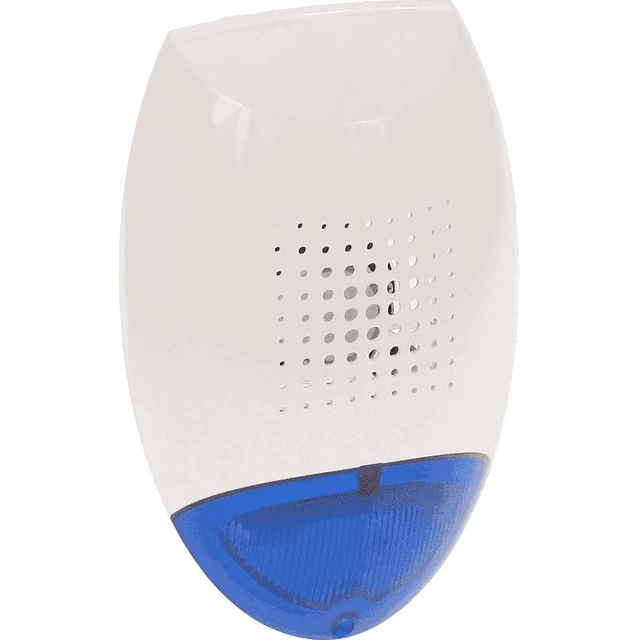 Sirene acústica-óptica Satel Outdoor transdutor PIEZO azul SP-500 BL