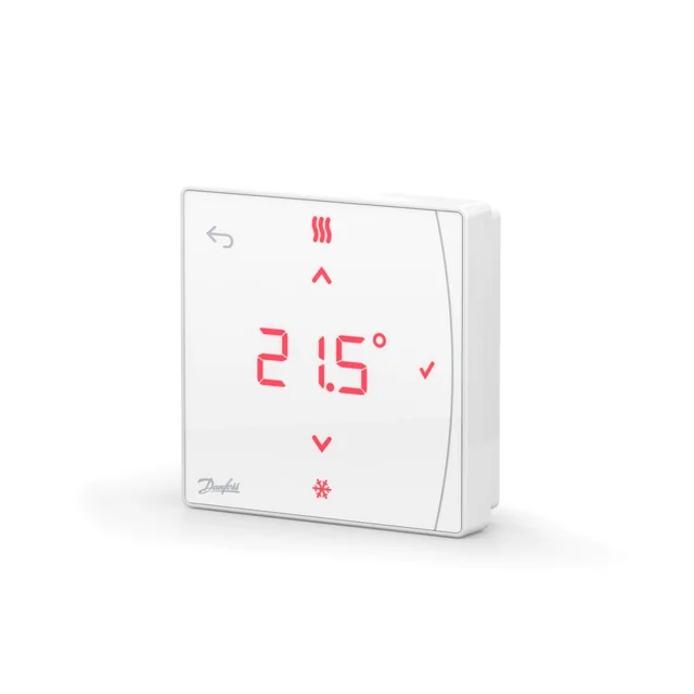 Sistem za regulacijo ogrevanja Danfoss Icon2, brezžični termostat z IR senzorjem, z zaslonom, super mreža