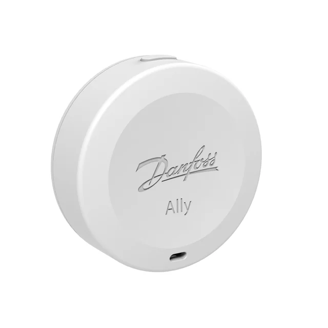 Sistema de control de calefacción inalámbrico inteligente Danfoss Ally, sensor de humedad y temperatura ambiente