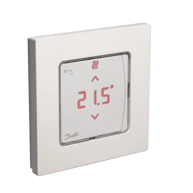 Sistema de controle de aquecimento Danfoss Icon, termostato 230V, com display, oculto