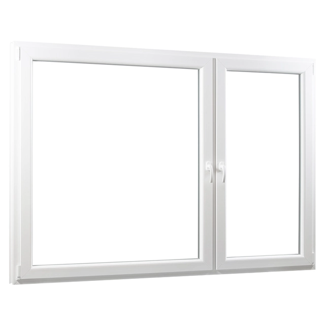 Skladova-okna Dvoukřídlé pl. window with column 2/3 + 1/3 PREMIUM 2060 x 1540 mm color white