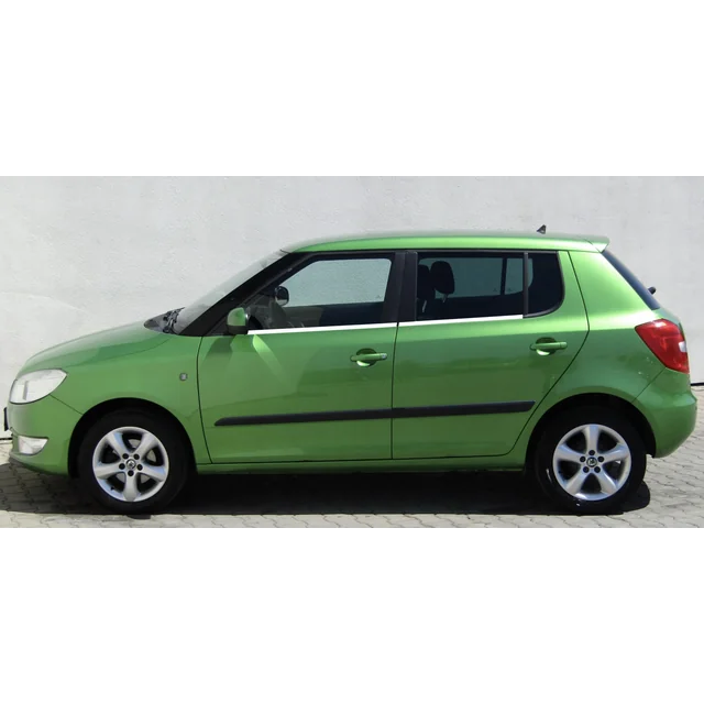 Skoda FABIA 2 HB benzi de geam CROMATE, USI LATERALE