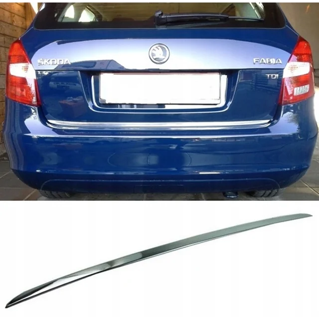 Skoda FABIA II Kombi BANDA CROMAT FLAP Cromat