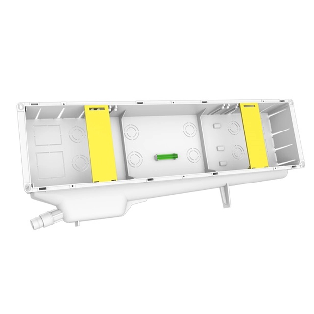 Skrytý box pro vnitřní jednotku klimatizace Tecnosystemi, Elisyum Hydronic Elite s odvodněním 528x140x67