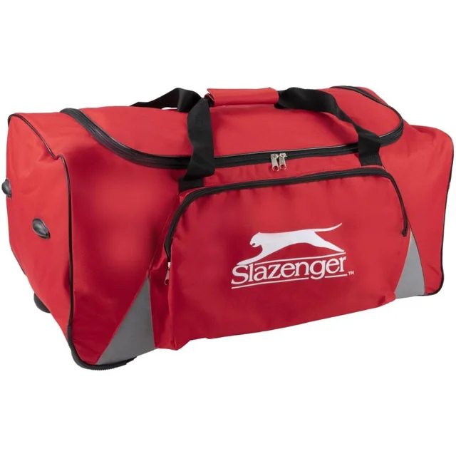 SLAZENGER TRAVEL SPORTS BAG WITH WHEELS, RED