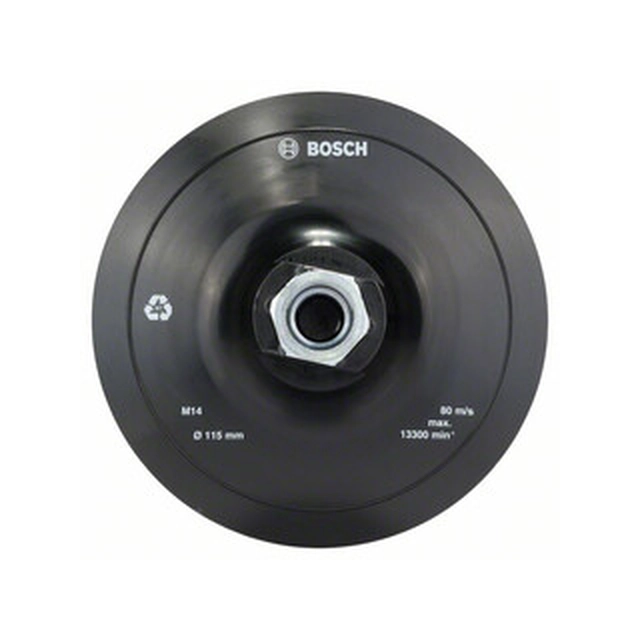 Шлифовъчен диск Bosch за полираща машина M14, 115mm