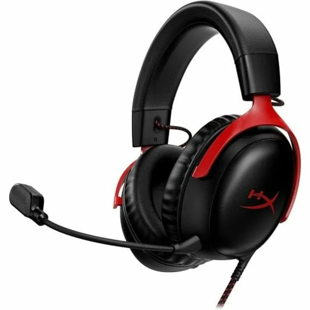 Слушалки Hyperx 727A9AA с микрофон Червени Червени/Черни