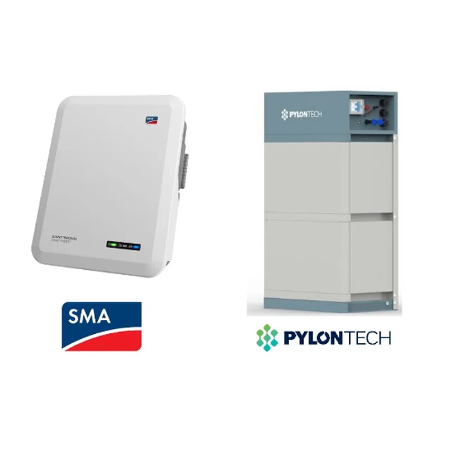 SMA hibrid készlet 10kW + Pylontech Force H2 - 7,1kWh (BMS + 2 x akkumulátormodul)