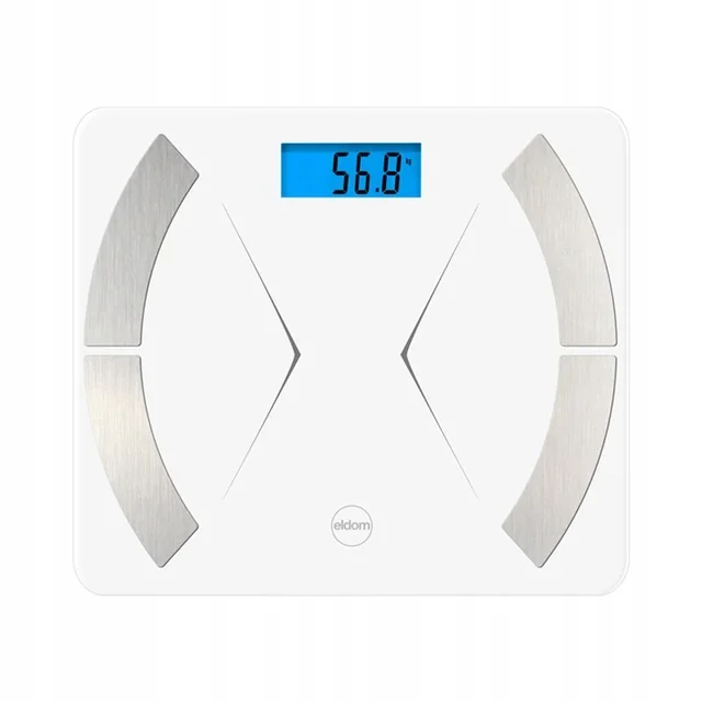 Smart bluetooth bathroom scale Eldom TWO500 white