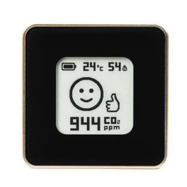 SMART HOME LUFTQUALITÄTSENSOR/GOLD/SCHWARZ AIRV-ELEG AIRVALENT