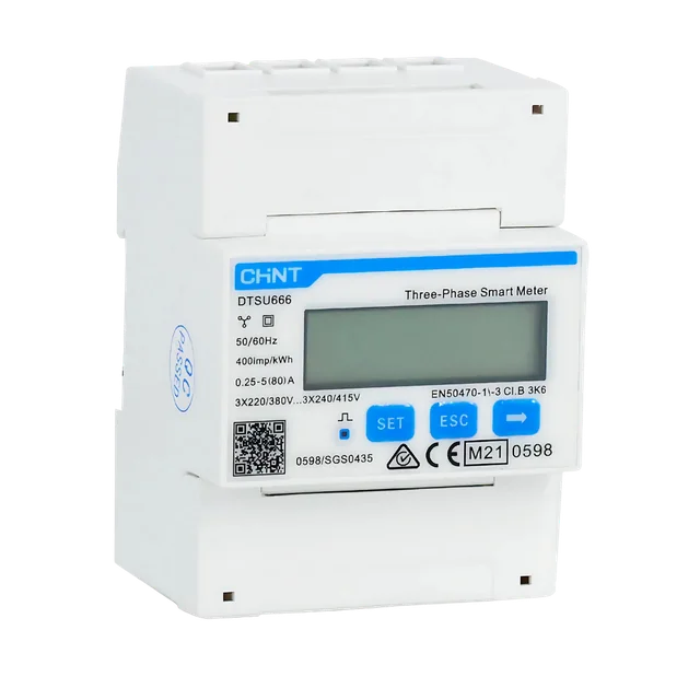 Smart Meter Chint DTSU666 a DEYE-hez