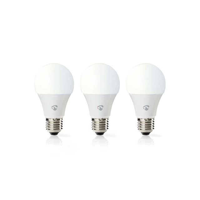 Smart set of LED bulbs E27 9W white NEDIS WIFILW33WTE27 WiFi Tuya
