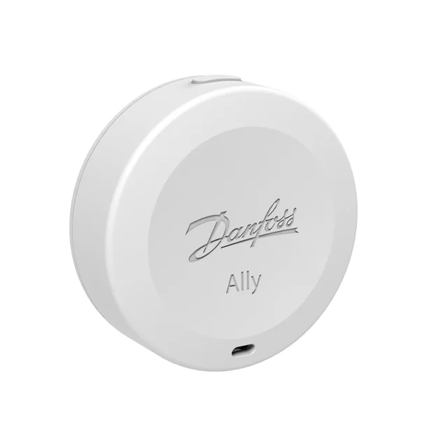 Smart wireless heating control system Danfoss Ally, room temperature and humidity sensor