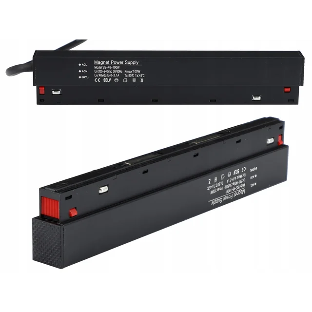 smartLED Strømforsyning til LED magnetiske skinner 100W 48V