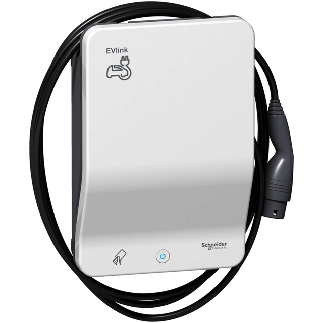 SmartWallbox,7kW,T2,cablu pievienots, RFID