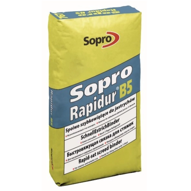 Snabbhärdande bindemedel för Rapidur skrids B5 767 SOPRO 25kg