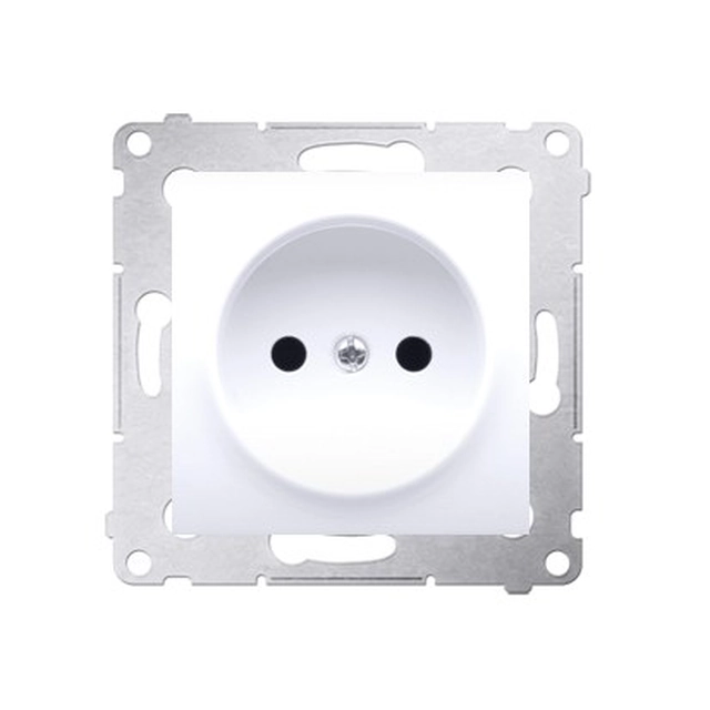 Socket without grounding contact cover, white Simon54