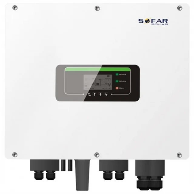 SOFAR HYD15KTL-3PH hibrīda pārveidotājs 15kW 3F 2MPPT