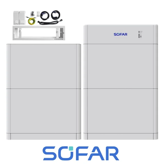 SOFAR Накопичувач енергії 20kWh zawiera(4 x BTS-5K Батарея 5kWh і BTS 5K-BDU Модуль керування з базою)