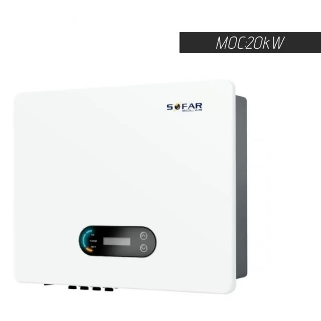 SOFAR SOLAR - 20 KTLX -G3 wi-fi, interruptor CC