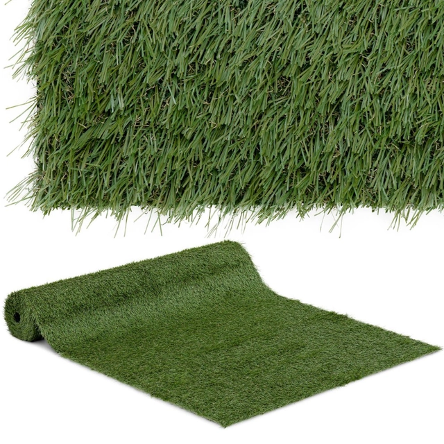 Soft artificial grass for the balcony terrace 30 mm 14/10 cm 100 x 400 cm