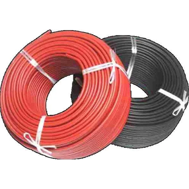 SOLAR CABLE 6mm, RED/BLACK ,ROLLS 100M