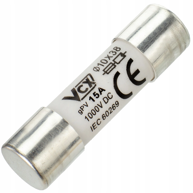 Solar fuse link VCX 10x38 15A DC