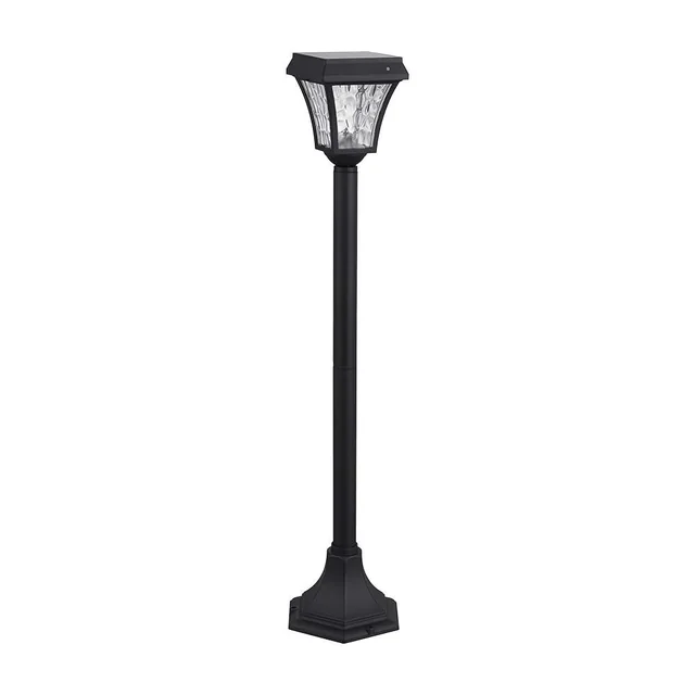 Solar Lawn Lamp - 2W - 110 Lumens - 3IN1 - Matt Black - IP65