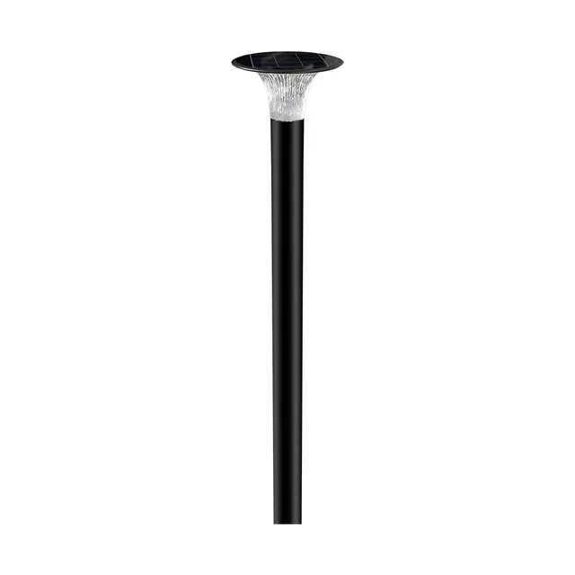 Solar Lights - Pillar Light Sensor - IP65 - Black - 15 Watts - 2200 Lumens - 6000K+4000K - Αριθμός μοντέλου: - VT-413-B