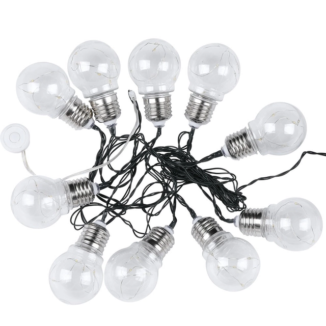 Solar Lights - Solar String Lights - IP44 - 100 Lumens - 3000K